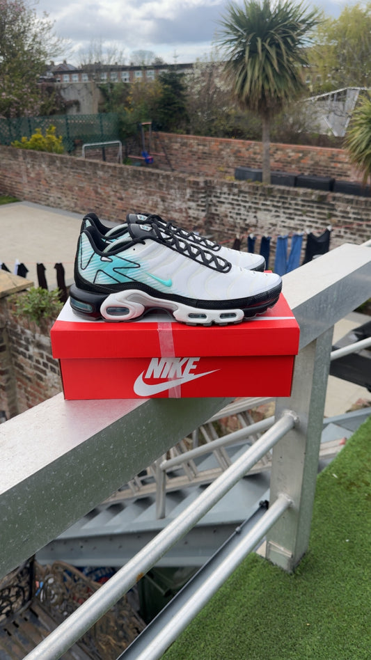 Nike air max plus summit white green strike
