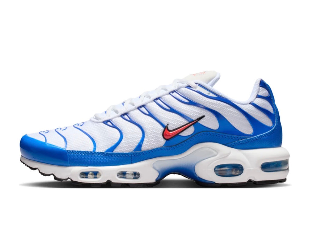 Nike air max plus "White signal blue"