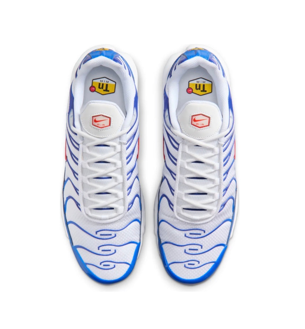 Nike air max plus "White signal blue"