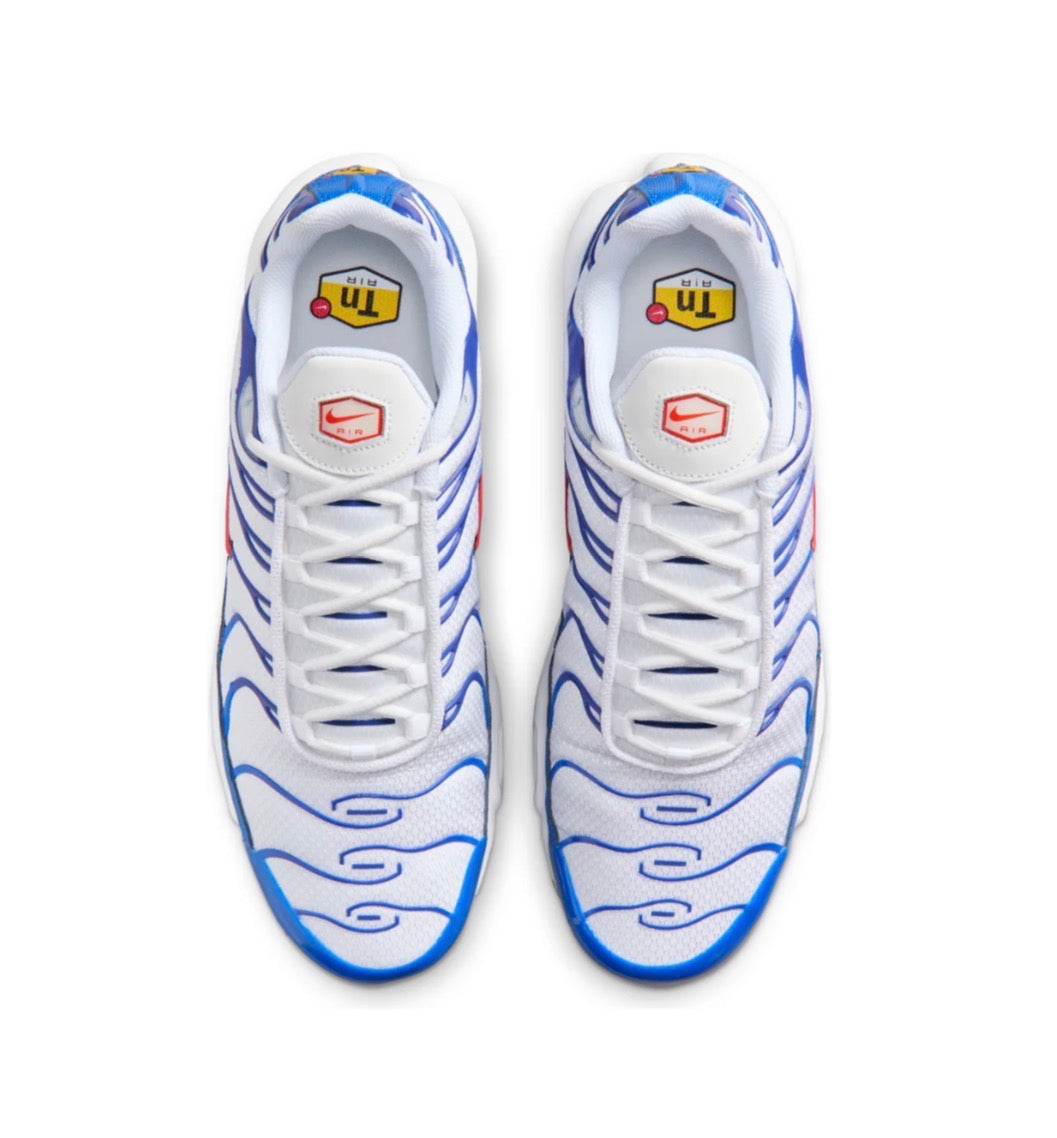 Nike air max plus "White signal blue"