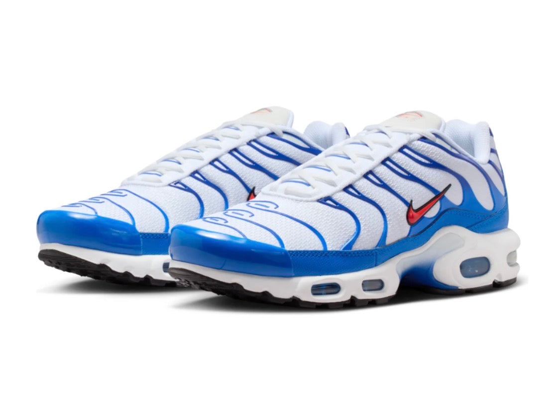 Nike air max plus "White signal blue"
