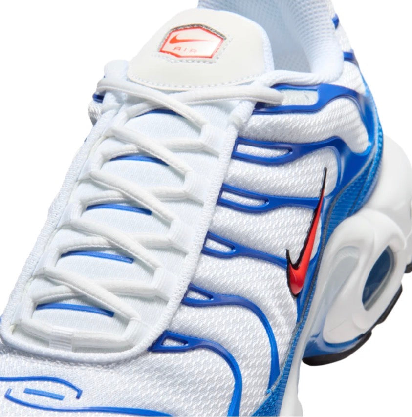 Nike air max plus "White signal blue"