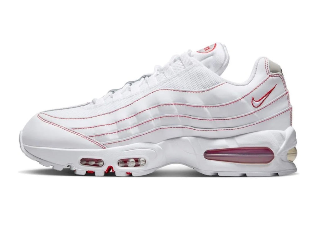 Nike air max 95 big bubble "White university red"