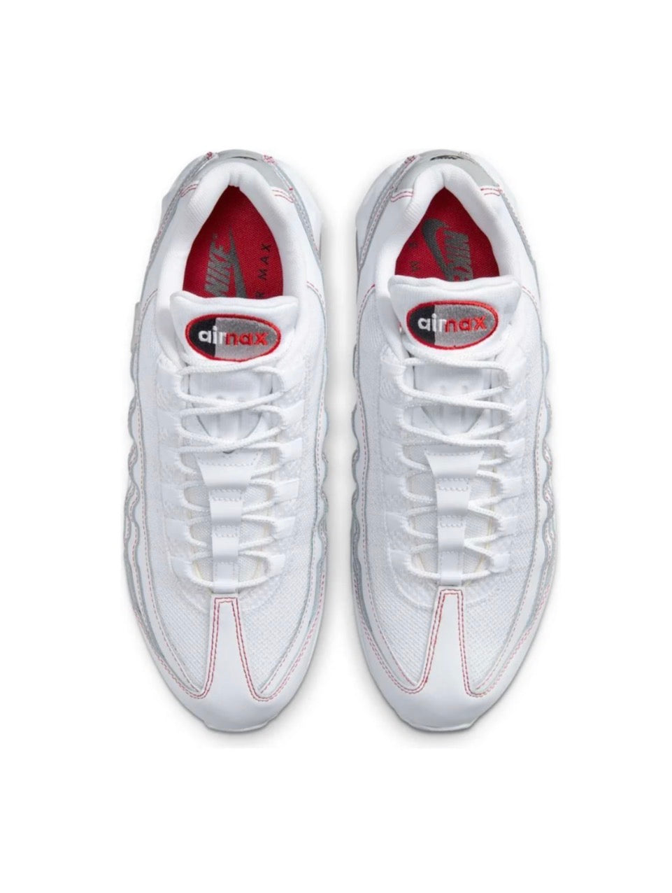 Nike air max 95 big bubble "White university red"