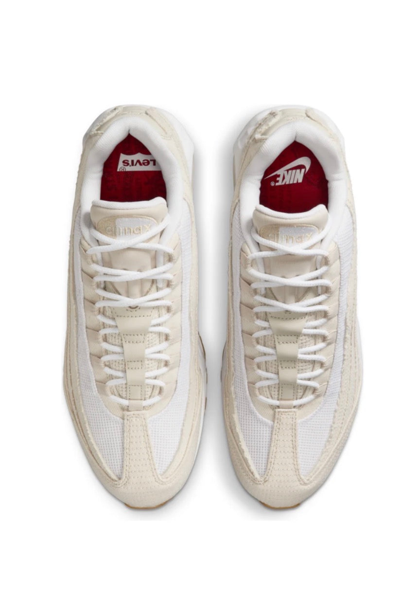 Nike x Levis air max 95 big bubble "White and Ecru"