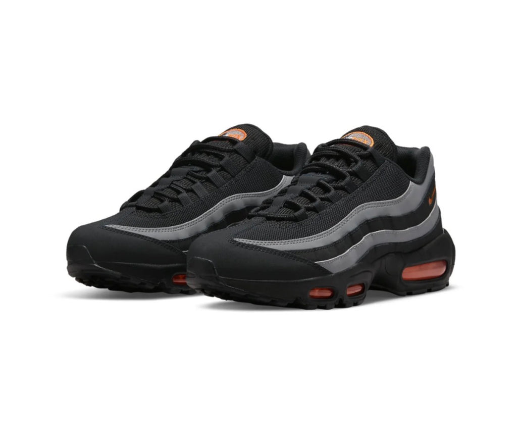 Nike x air max 95 big bubble "Black grey safety orange"