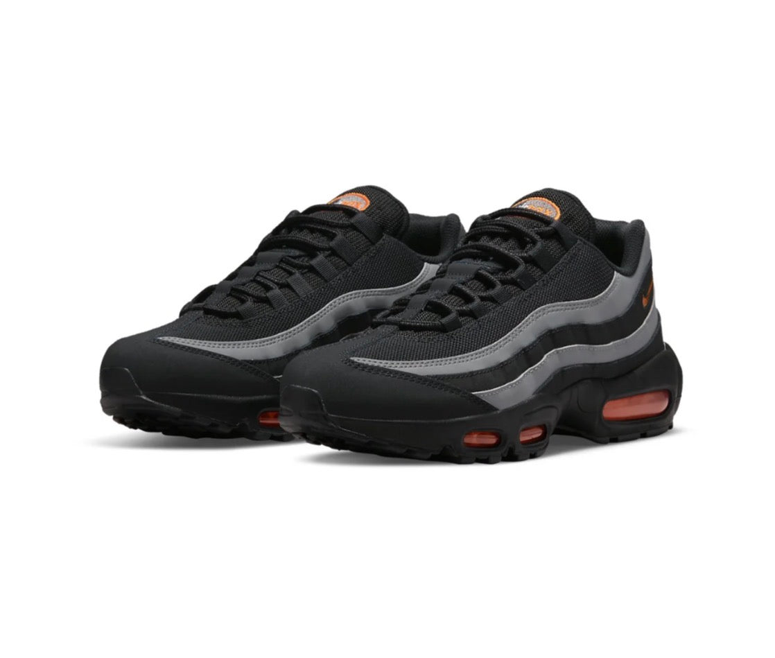Nike x air max 95 big bubble "Black grey safety orange"