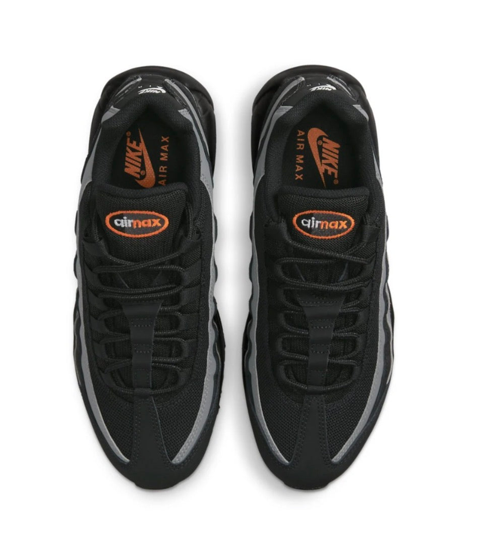 Nike x air max 95 big bubble "Black grey safety orange"
