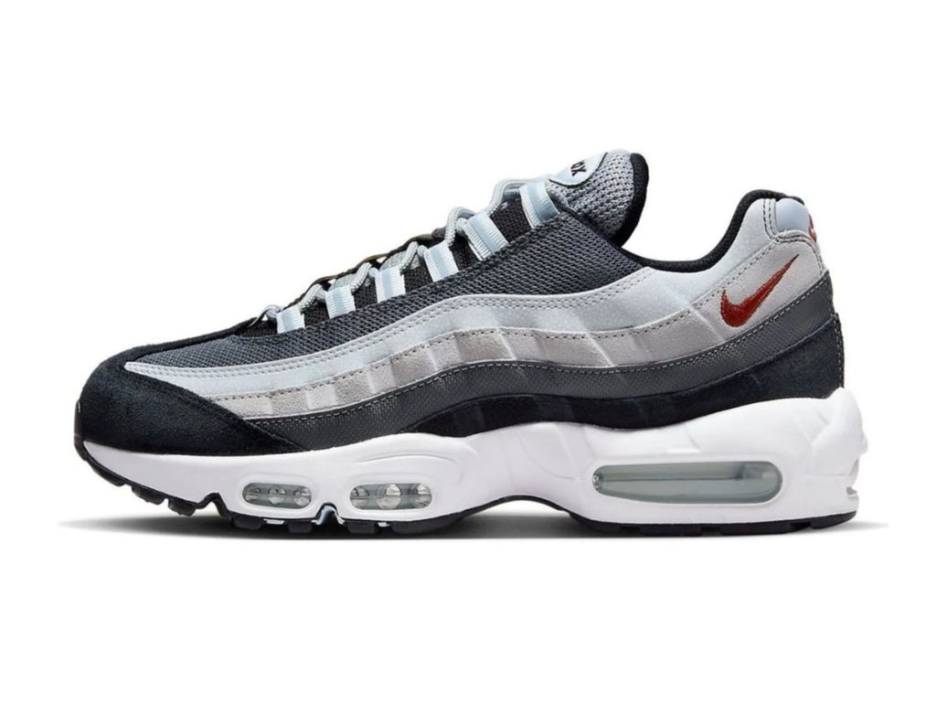 Nike air max 95 big bubble "Wolf grey black blue tint"