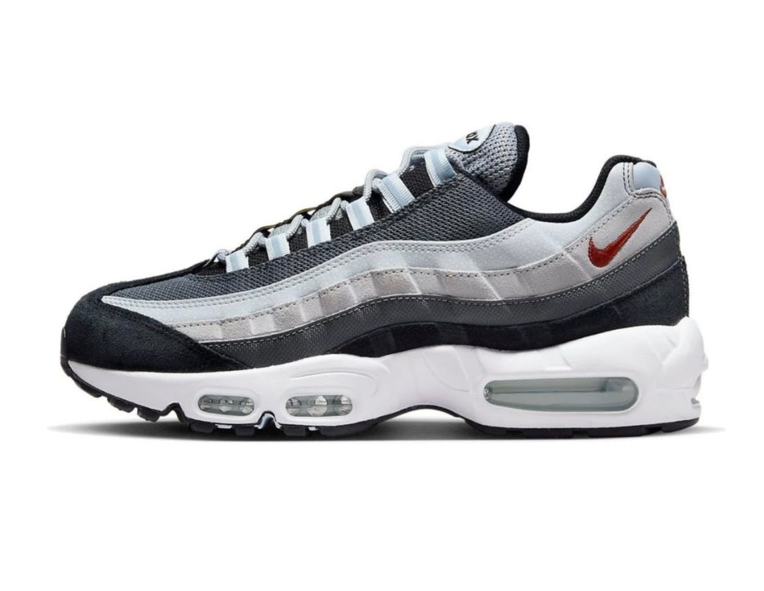 Nike air max 95 big bubble "Wolf grey black blue tint"