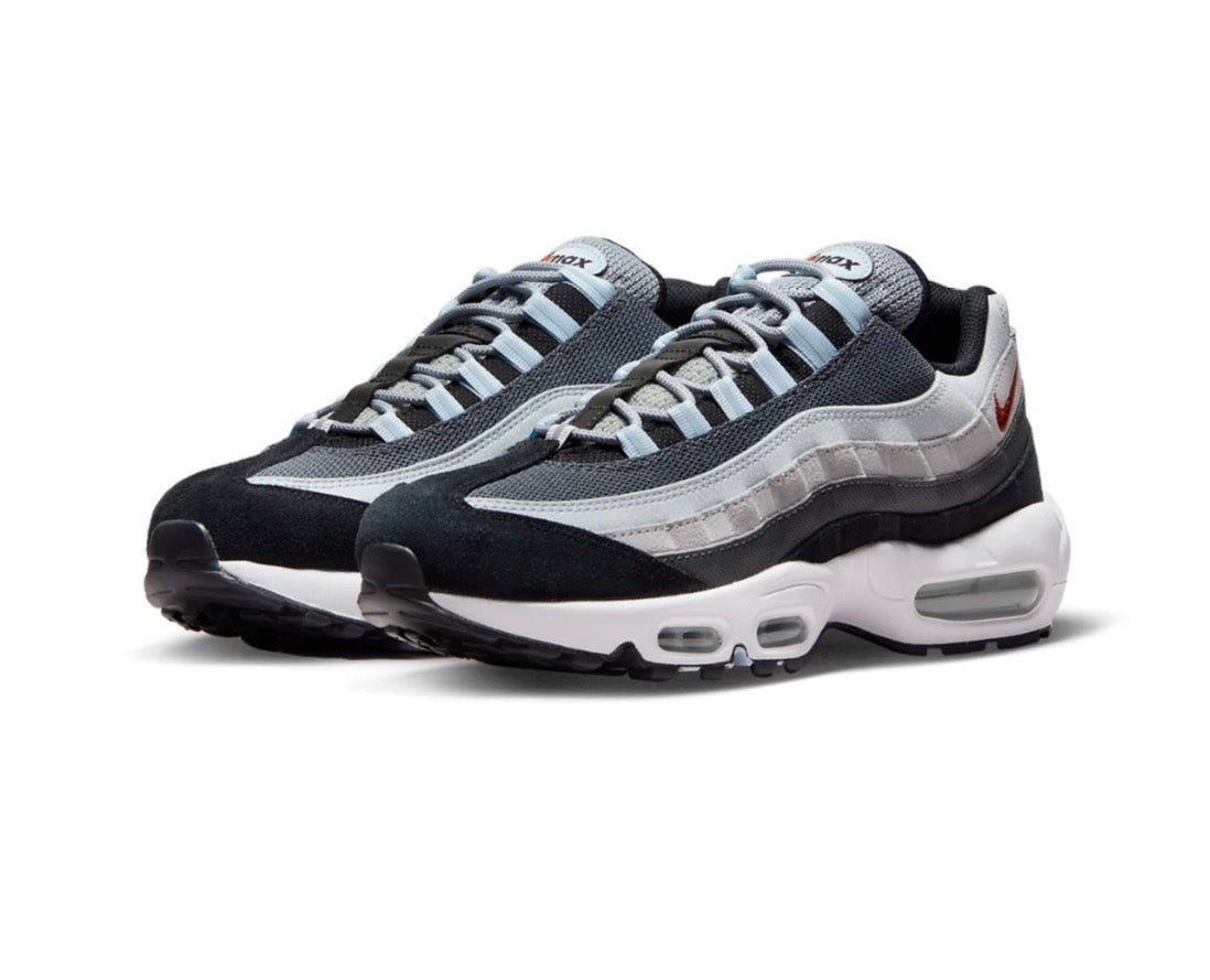 Nike air max 95 big bubble "Wolf grey black blue tint"