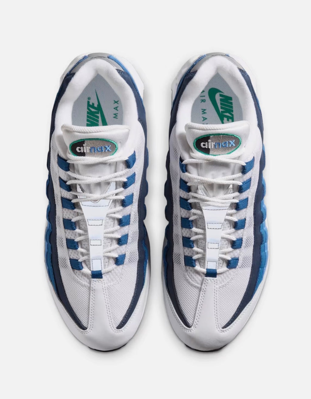 Nike air max 95 big bubble "White slate blue"