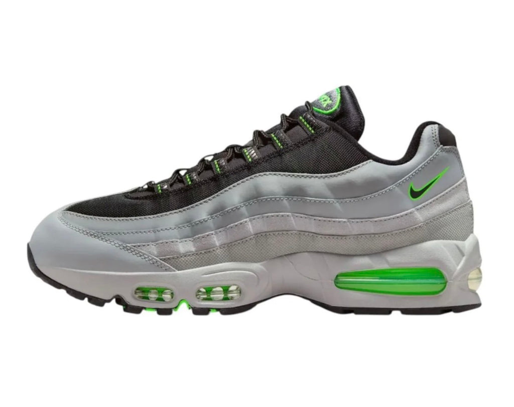 Nike air max 95 big bubble "Silver black green"