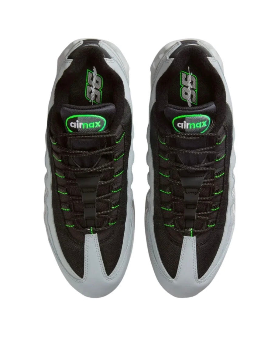 Nike air max 95 big bubble "Silver black green"