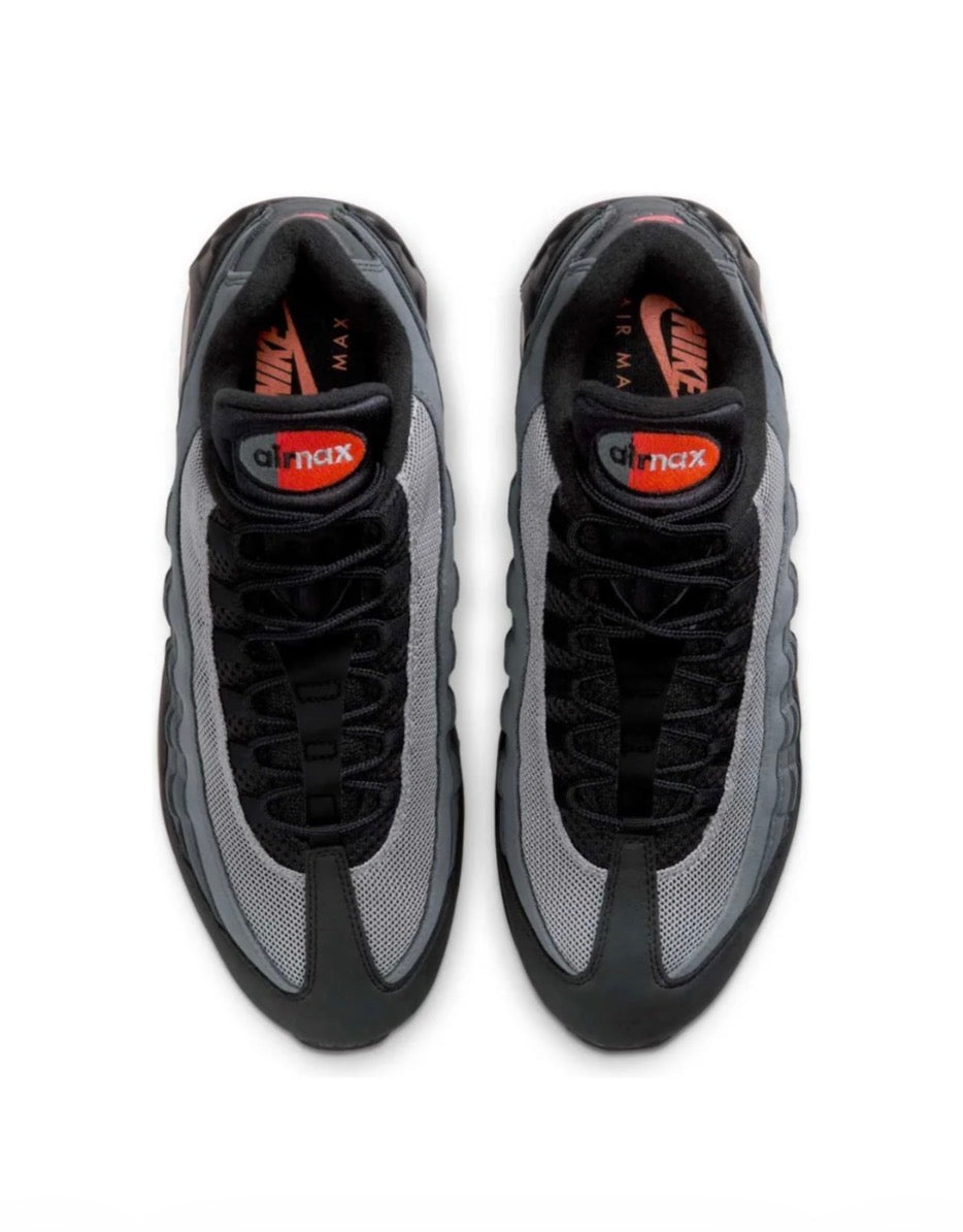 Nike air max 95 big bubble "Black bright crimson"
