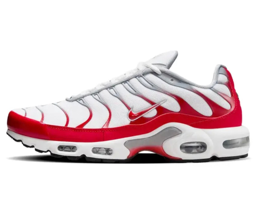 Nike air max plus "White university red"