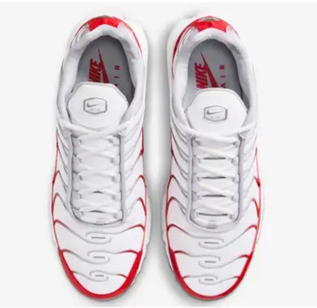 Nike air max plus "White university red"