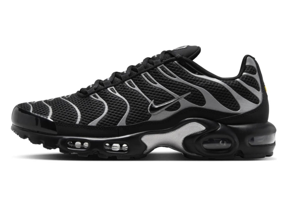 Nike air max plus "Black reflective silver"